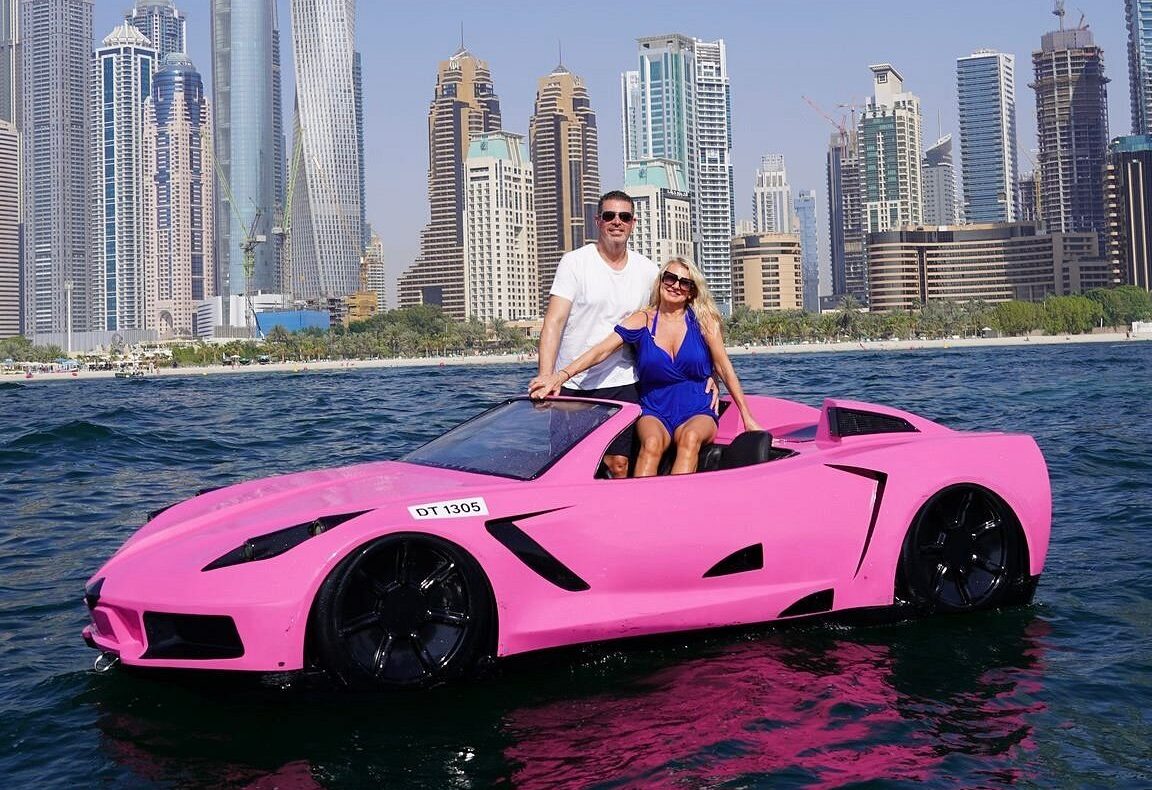Luxury jet car ride in Dubai Marina with eDrive Water Sports