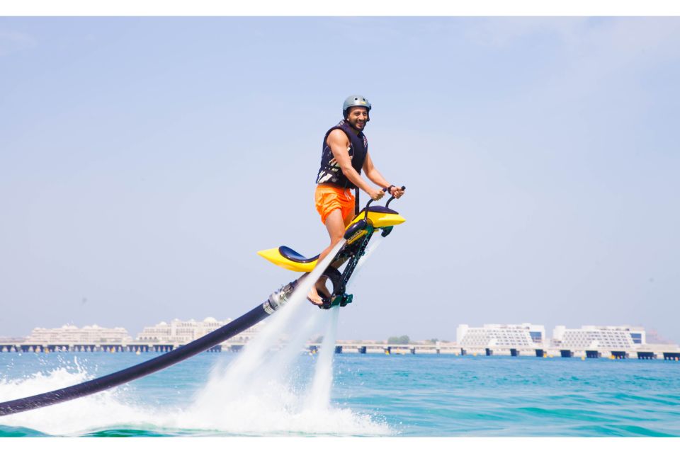 Flyboard water sports experience in Dubai with eDrive Water Sports