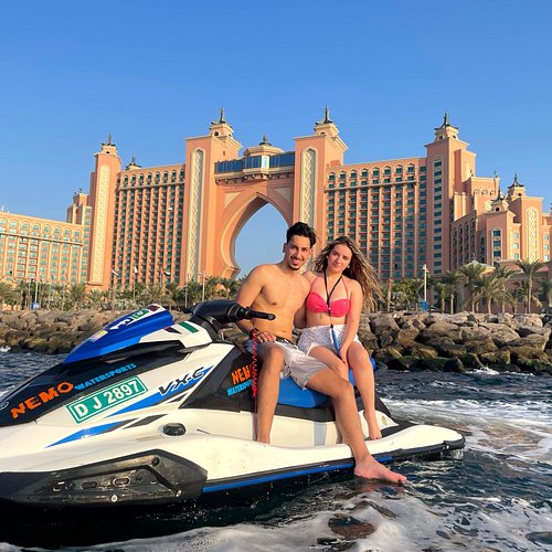Jet ski ride near Atlantis The Palm Dubai with eDrive Water Sports
