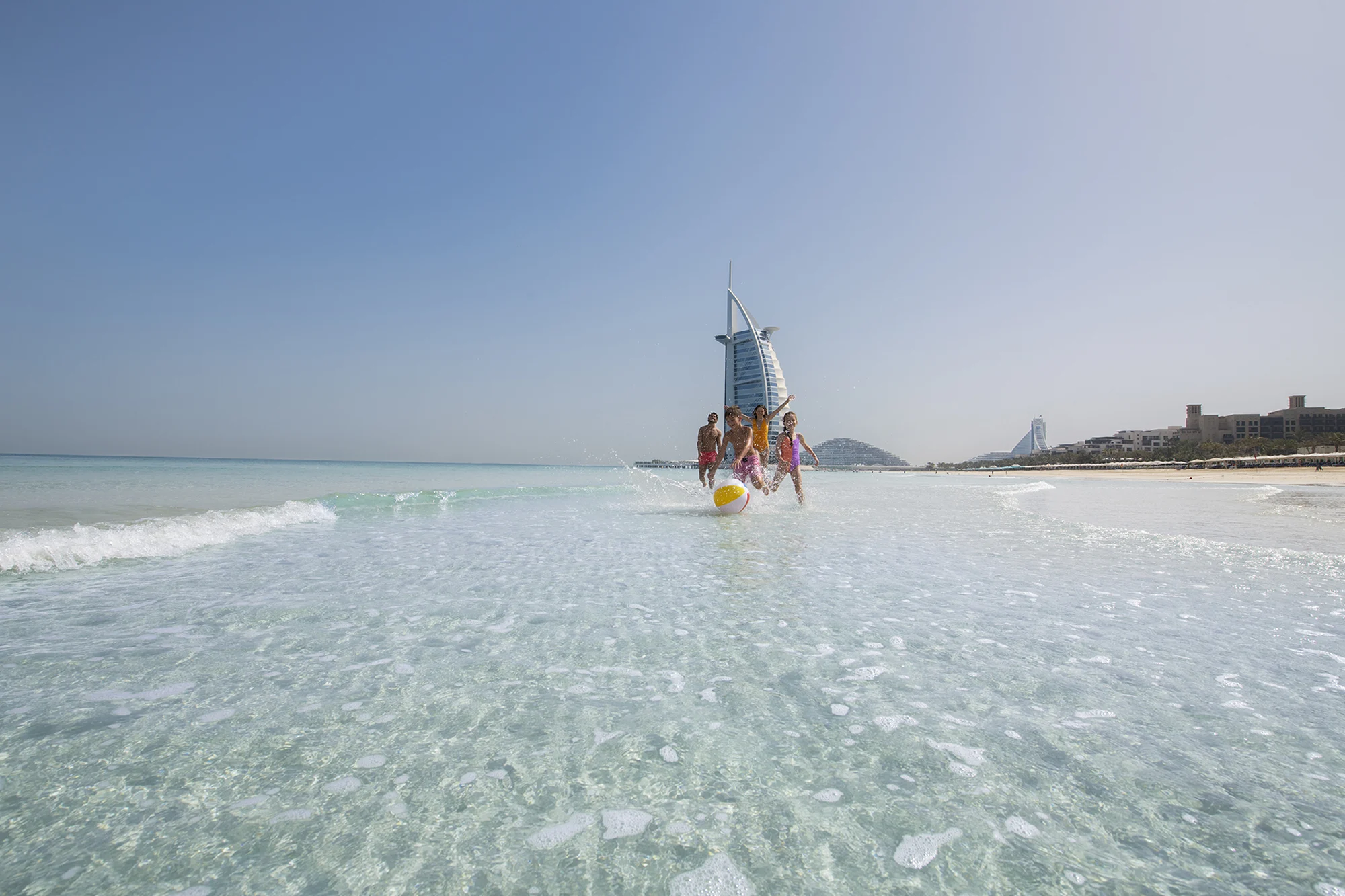 Jumeirah Beach Dubai water sports location near Burj Al Arab with eDrive Water Sports
